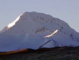 13 Porong Ri At Sunrise From Shishapangma North Base Camp Porong Ri (7292m) is the first mountain to the northwest of Shishapangma at sunrise from Shishapangma North Chinese Base Camp.